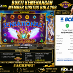 BUKTI KEMENANGAN MEMBER BOLA206 TANGGAL 29 JUNI 2026