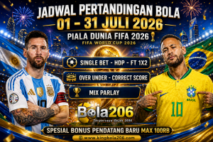 JADWAL PERTANDINGAN BOLA 30 JUNI – 1 JULI 2026