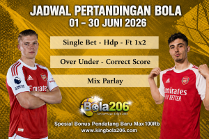 JADWAL BOLA JUNI