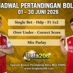 JADWAL BOLA JUNI