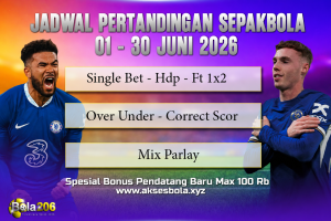 JADWAL BOLA JUNI