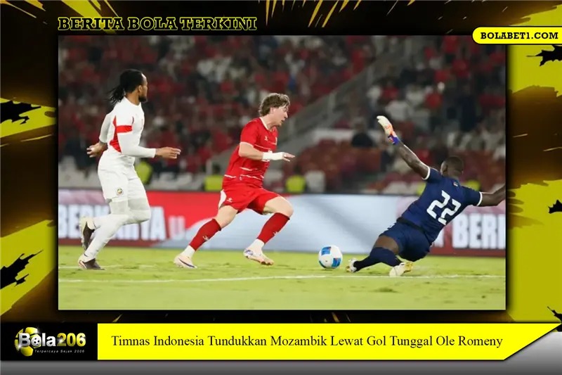 Timnas Indonesia Tundukkan Mozambik Lewat Gol Tunggal Ole Romeny