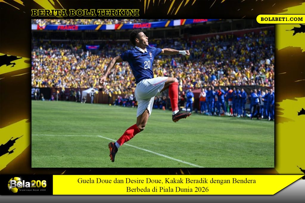 Guela Doue dan Desire Doue, Kakak Beradik dengan Bendera Berbeda di Piala Dunia 2026