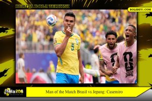 Man of the Match Brasil vs Jepang: Casemiro