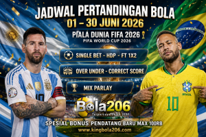 JADWAL PERTANDINGAN BOLA 17 – 18 JUNI 2026