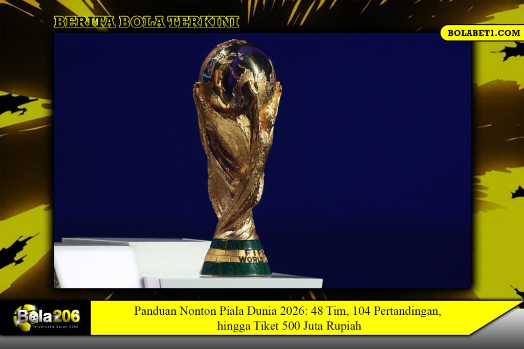 Panduan Nonton Piala Dunia 2026: 48 Tim, 104 Pertandingan, hingga Tiket 500 Juta Rupiah