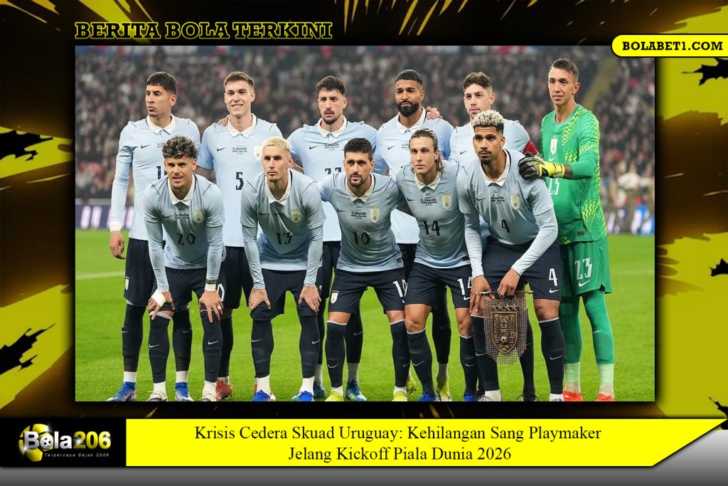 Krisis Cedera Skuad Uruguay: Kehilangan Sang Playmaker Jelang Kickoff Piala Dunia 2026