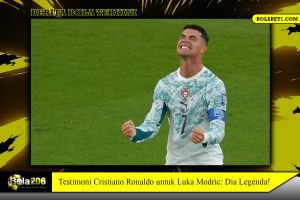 Testimoni Cristiano Ronaldo untuk Luka Modric: Dia Legenda!