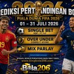 PREDIKSI PERTANDINGAN BOLA 17 JULI – 18 JULI 2026