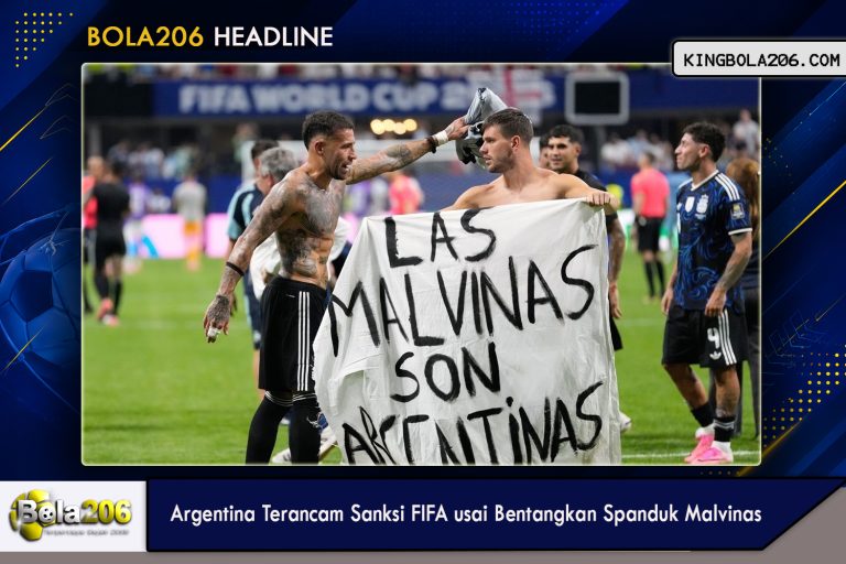 Argentina Terancam Sanksi FIFA usai Bentangkan Spanduk Malvinas