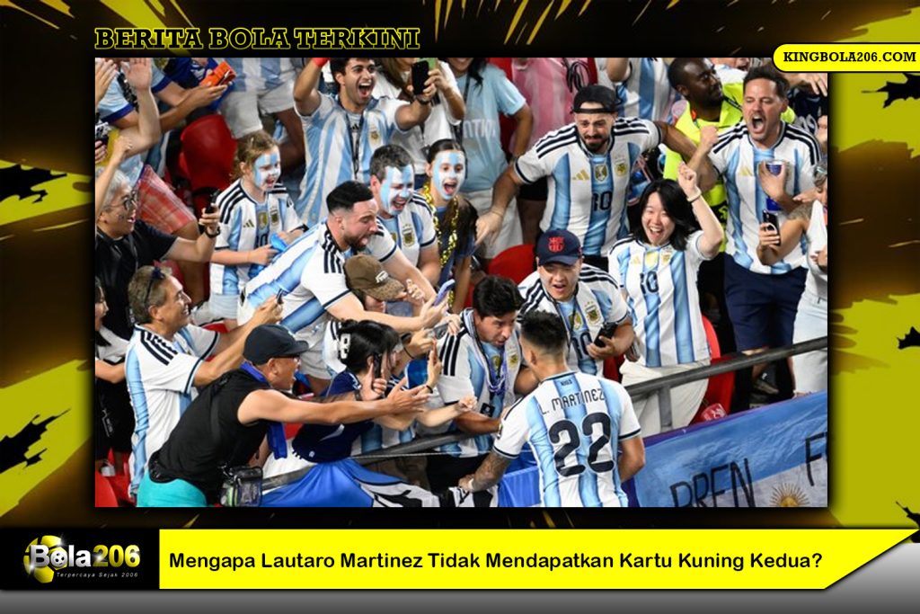 Mengapa Lautaro Martinez Tidak Mendapatkan Kartu Kuning Kedua?