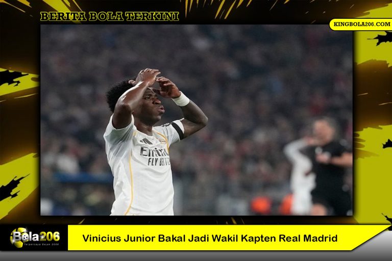 Vinicius Junior Bakal Jadi Wakil Kapten Real Madrid