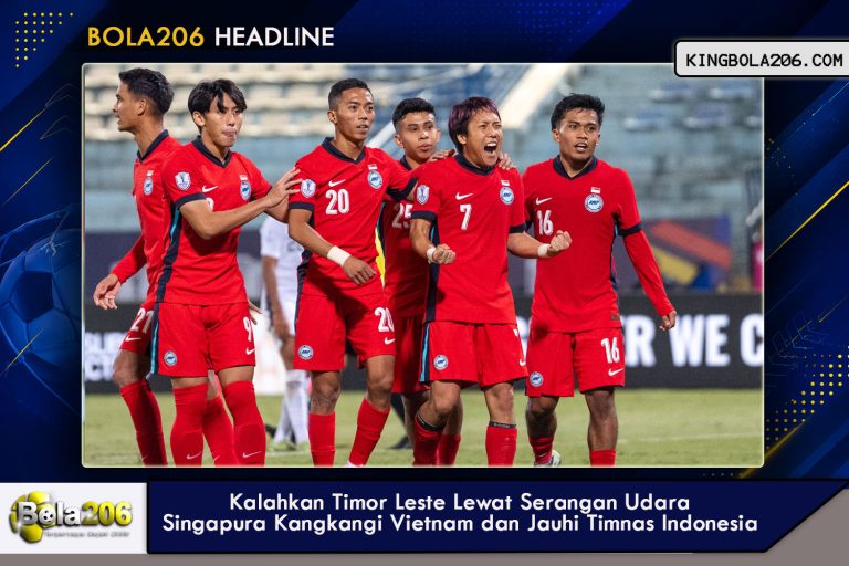 Singapura Kangkangi Vietnam dan Jauhi Timnas Indonesia
