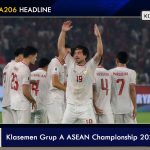 Klasemen Grup A ASEAN Championship 2026